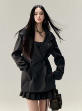 Loose Fit Spring Suit Jacket